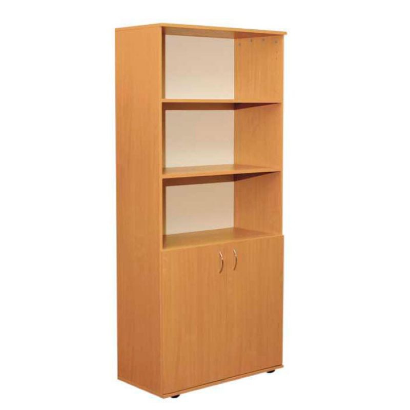 Шафа PRIORITTI книжкова напівзакрита 2-дверна, глибина 380 мм (0632), 802х403х1816 мм